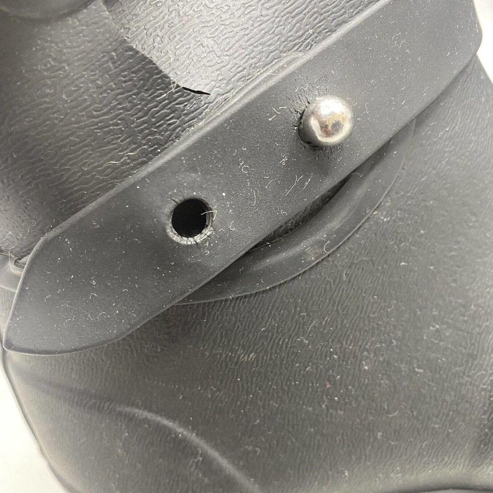 Rag & Bone New York Moto Rain Boots Black Rubber Size 37 EUR /Womens 7 US *READ - Picture 7 of 10